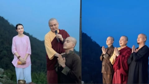 Tuấn Hưng cạo trọc đầu bày tỏ lòng hiếu thảo với mẹ