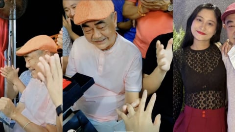NSND Việt Anh được bạn gái kém 36 tuổi cầu hôn trong ngày sinh nhật