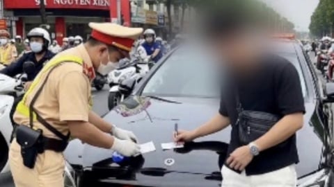Dùng AI dựng cảnh bị CSGT phạt, nam thanh niên bị phạt 7,5 triệu đồng