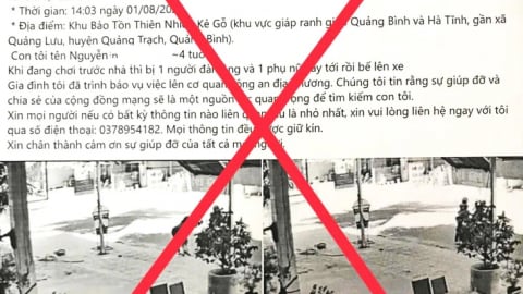 Lật tẩy chiêu trò giả tin bắt cóc trẻ em để lừa đảo quyên góp từ thiện trên mạng xã hội