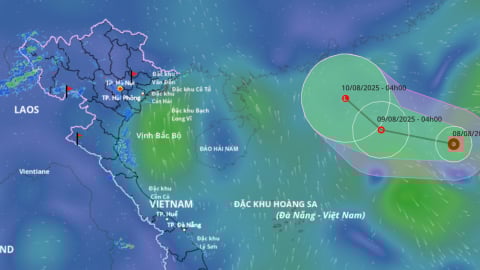 Áp thấp nhiệt đới xuất hiện trên Biển Đông