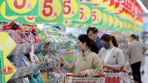 Giảm phát bao trùm kinh tế Trung Quốc: CPI về 0%, PPI lao dốc