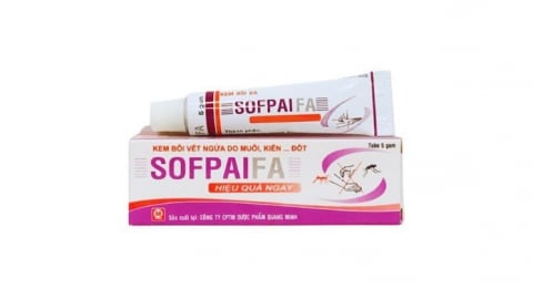 Ghi nhãn sai quy định, một lô kem bôi da Sofpaifa bị thu hồi