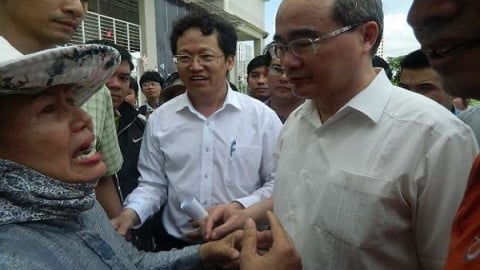 Người dân Thủ Thiêm cầu cứu Bí thư Thành ủy TP HCM