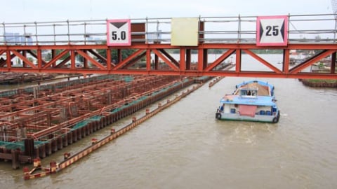 Dự án chống ngập 10.000 tỉ đồng tiếp tục rắc rối