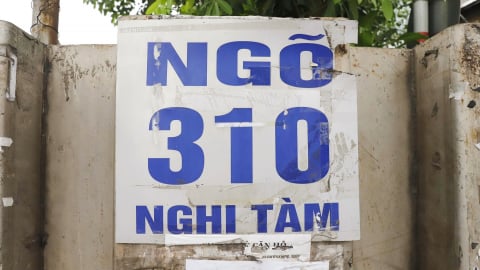 Ngõ 310 Nghi Tàm sắp mở rộng gấp 10 lần làm đường dẫn cầu Tứ Liên