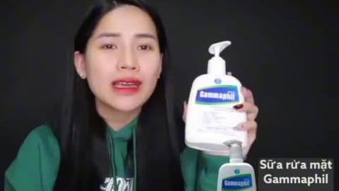 Thu hồi sữa rửa mặt Gammaphil từng được Võ Hà Linh quảng bá