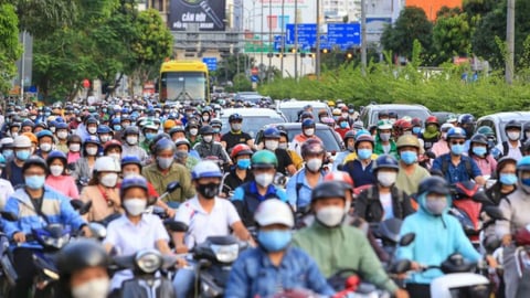 TP HCM: Ô nhiễm không khí chủ yếu do bụi từ ô tô, xe máy