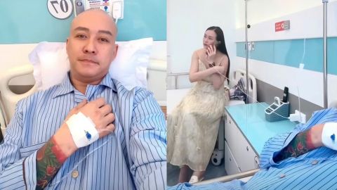 Tuấn Hưng nhập viện làm tiểu phẫu hạch cổ