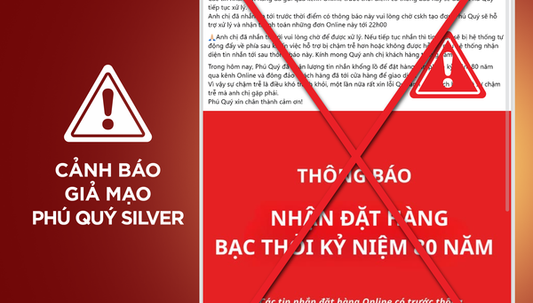 Cảnh báo hình thức lừa đảo khách hàng mua sản phẩm bạc thỏi kỷ niệm 80 năm Quốc khánh