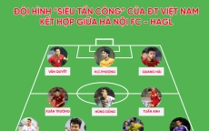 Đội hình “siêu tấn công” của ĐT Việt Nam kết hợp giữa Hà Nội FC với HAGL