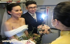 Vietnam Airlines tổ chức lễ cưới 'trên mây' cho khách