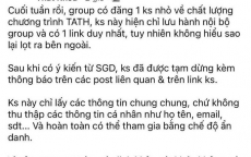 Cảnh báo đường link thu thập thông tin học sinh bất hợp pháp