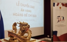 Chính thức chuyển giao ấn vàng “Hoàng đế chi bảo” cho Việt Nam
