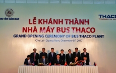 Thương hiệu ô tô Việt Nam đầu tiên xuất khẩu 1.150 xe buýt
