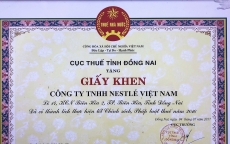 Nestlé Việt Nam lần thứ 5 liên tiếp nhận bằng khen của Cục Thuế Đồng Nai