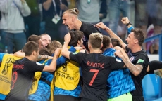 Thắng Đan Mạch trên loạt “đấu súng”, Croatia gặp Nga ở tứ kết