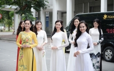 Dàn thí sinh nô nức tới Sơ khảo phía Bắc Hoa hậu Việt Nam 2018