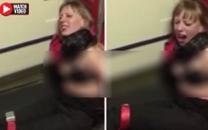 Trói cô gái Nga xinh đẹp say rượu, làm loạn trên chuyến bay