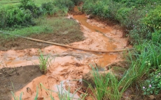 Đắk Nông: Người dân lo lắng vì nước suối biến thành “màu đỏ” bất thường