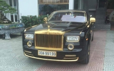 Rolls-Royce Phantom rồng vàng 35 tỷ xuất hiện tại Hải Phòng