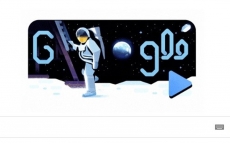 Google Doodle đăng ảnh kỉ niệm 50 năm ngày đặt chân lên Mặt trăng