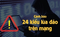 Cảnh báo 24 kiểu lừa đảo trên mạng