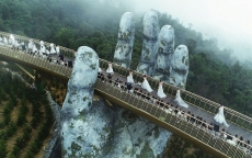 Cầu Vàng Đà Nẵng lọt Top 100 điểm đến tuyệt vời nhất thế giới