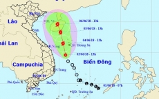 Nguy cơ bão đổ bộ vùng biển Hoàng Sa, ven biển Trung Trung bộ mưa lớn