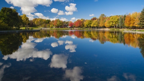 Mùa thu đẹp như tranh vẽ ở Canada