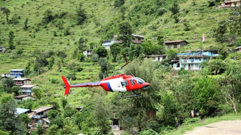 Nepal và hành trình trực thăng xuyên biên giới