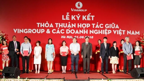 Vingroup ký kết thỏa thuận hợp tác với gần 250 doanh nghiệp