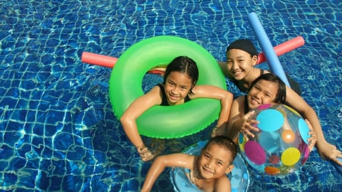 Mừng quốc tế thiếu nhi - Bơi thỏa thích miễn phí