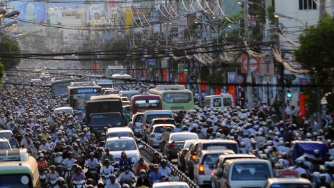 Đề xuất cấm xe máy vào trung tâm Sài Gòn
