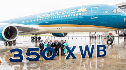 Vietnam Airlines có trọn bộ A350-900XWB