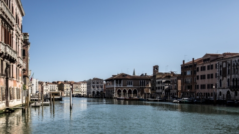 Thiên nhiên Venice trong lành giữa dịch