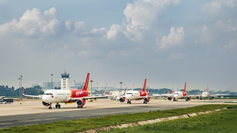 Bay nội địa Vietjet chỉ từ 18.000 đồng