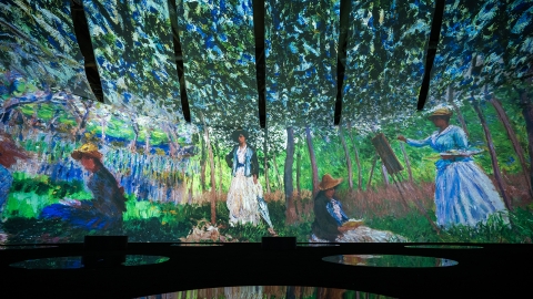 Đắm chìm trong thế giới tranh của Claude Monet
