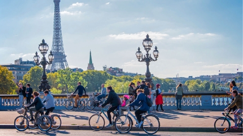 Paris sẽ trở thành 'thành phố của xe đạp'