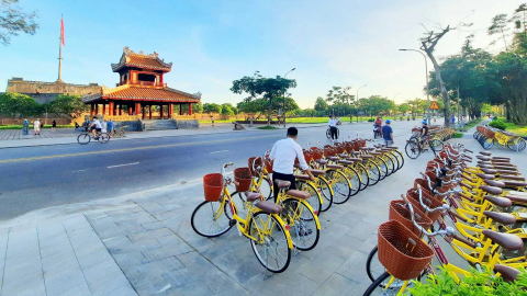 Thừa Thiên Huế triển khai hệ thống xe đạp công cộng