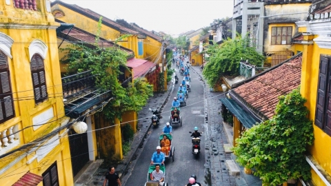 Hội An mừng gia nhập thành phố sáng tạo UNESCO: Trình diễn xích lô, xe đạp quanh phố cổ