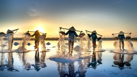 Làng muối Tuyết Diêm, vẻ đẹp muối mặn của Phú Yên