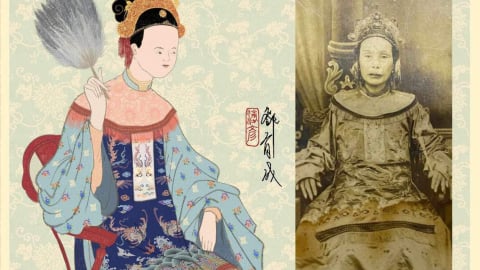 Bộ tranh phác thảo y phục Việt Nam thời Nguyễn