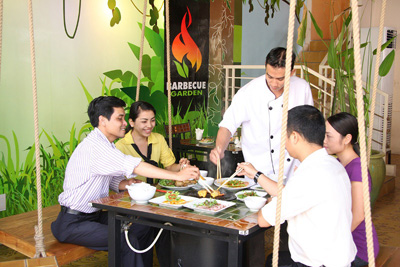 Trải nghiệm món nướng mới lạ tại Barbecue Garden