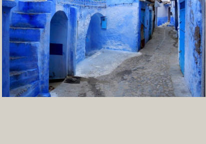 Lạc vào mê cung màu xanh kỳ lạ ở Morocco