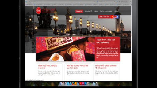 Givral Café ra mắt trang web chính thức Givralcafe.vn