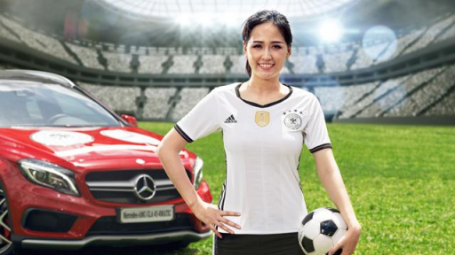 Mai Phương Thúy đồng hành cùng Mercedes-Benz ủng hộ đội tuyển Đức