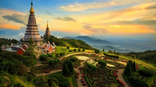 Vé máy bay khứ hồi Đồng Hới - Chiang Mai giá 100 USD