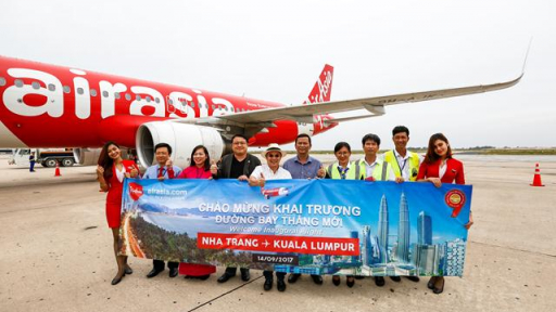 AirAsia khai trương đường bay thẳng Nha Trang – Kuala Lumpur