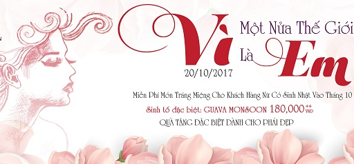 Mừng ngày Phụ Nữ Việt Nam Tại Nhà Hàng Cao Nhất Thành Phố